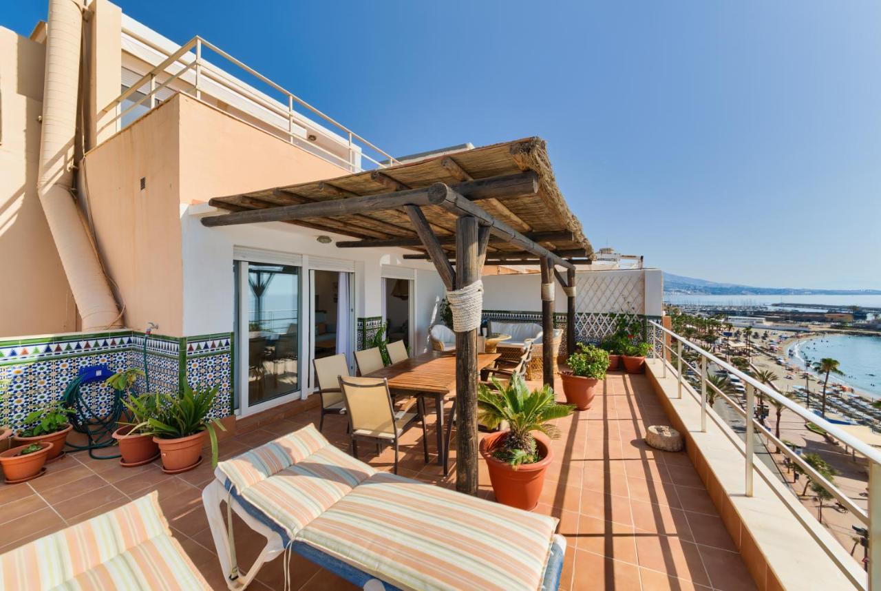 Holidays2Fuengirola Duplex With Stunning Sea View, Terraces,1St Line Beside Port 外观 照片